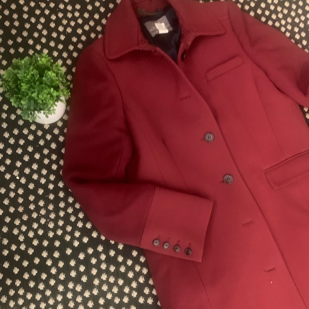 J crew lady day coat berry 12T
